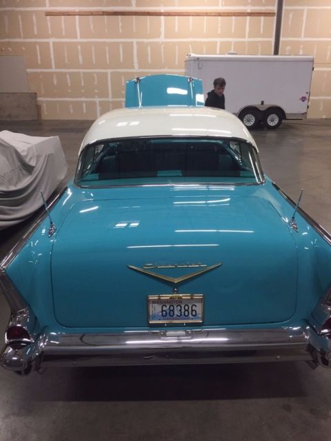 1957 Turquoise Chevrolet Bel Air/150/210