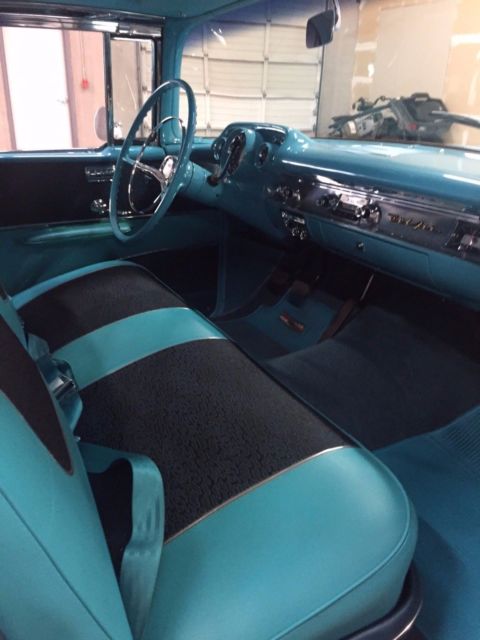 1957 Turquoise Chevrolet Bel Air/150/210