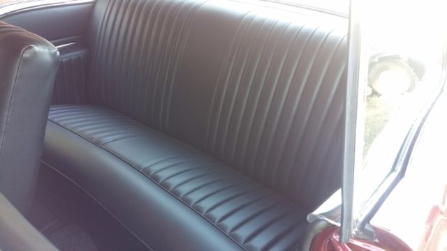 1957 Burgundy Chevrolet Bel Air/150/210 Coupe