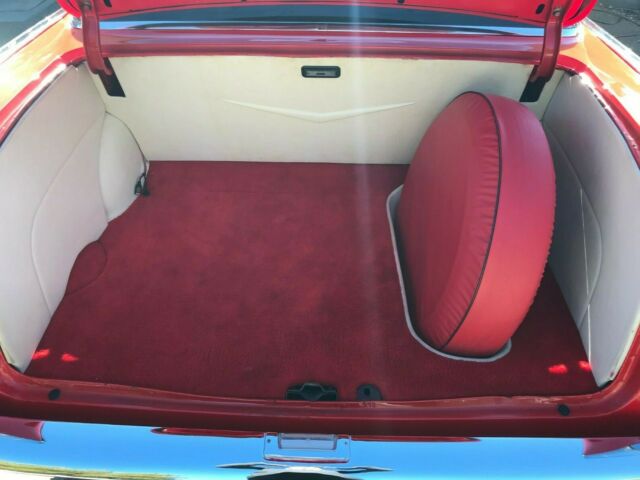 1957 Red Chevrolet Bel Air/150/210 Coupe