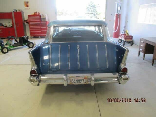 1957 Blue Chevrolet Bel Air/150/210 Wagon