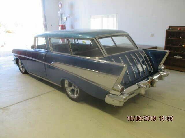 1957 Blue Chevrolet Bel Air/150/210 Wagon