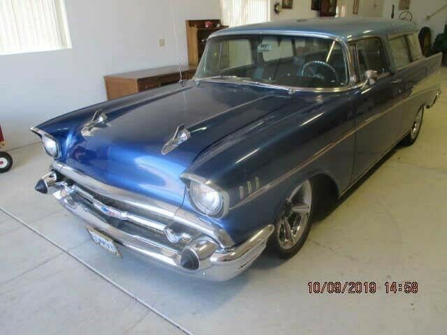 1957 Blue Chevrolet Bel Air/150/210 Wagon