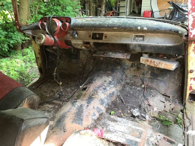 1957 Red Chevrolet Bel Air/150/210 Wagon