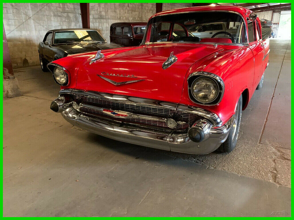 1957 Red Chevrolet 210