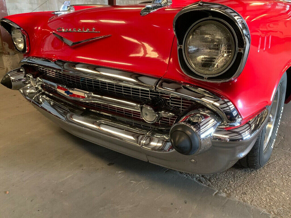1957 Red Chevrolet 210