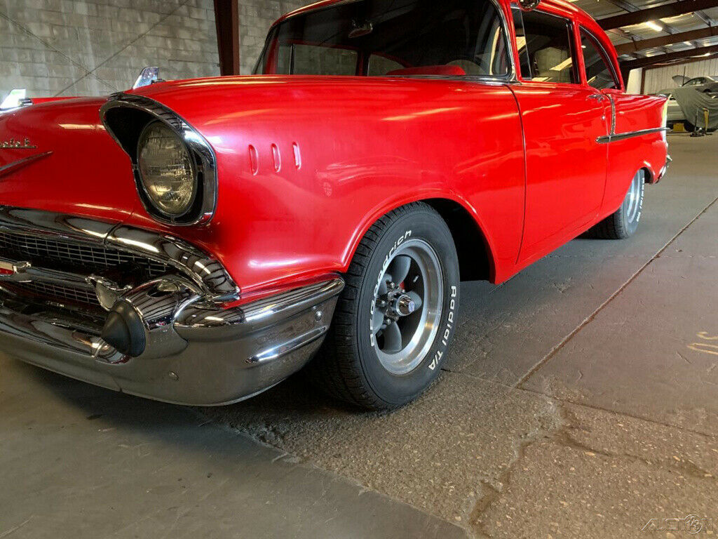 1957 Red Chevrolet 210