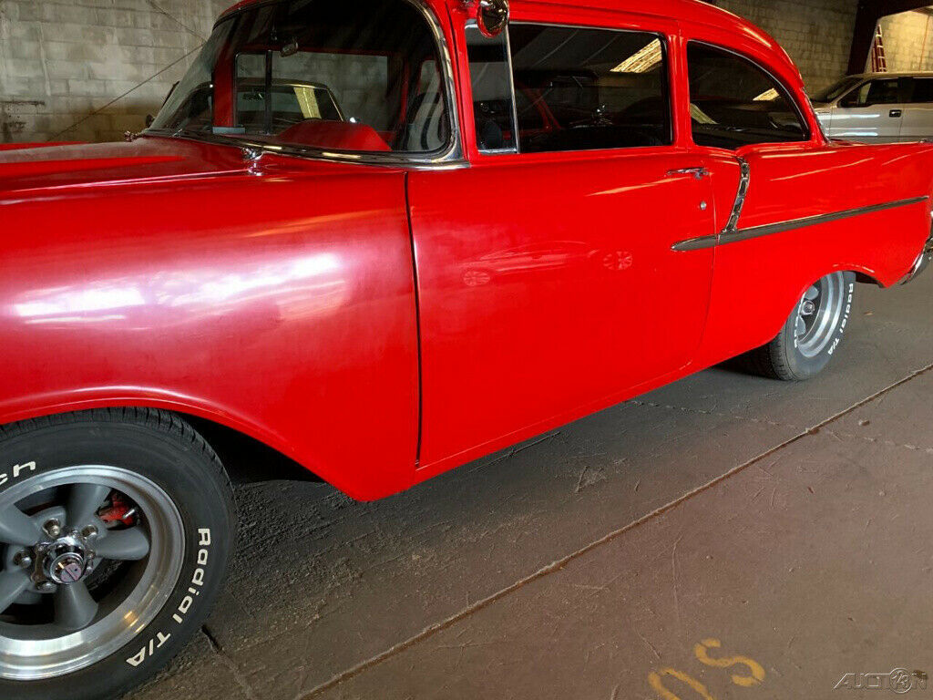 1957 Red Chevrolet 210