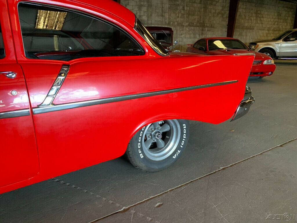 1957 Red Chevrolet 210