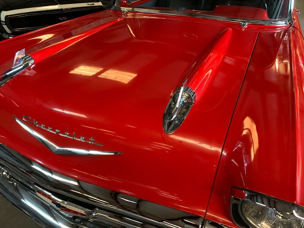 1957 Red Chevrolet 210