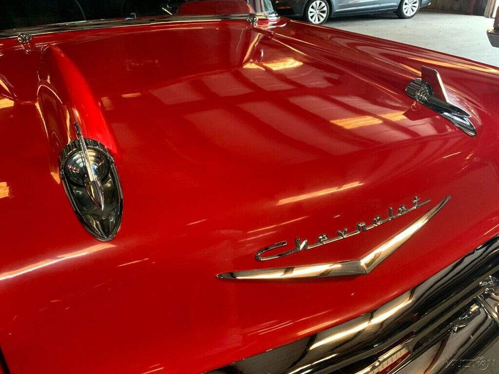 1957 Red Chevrolet 210