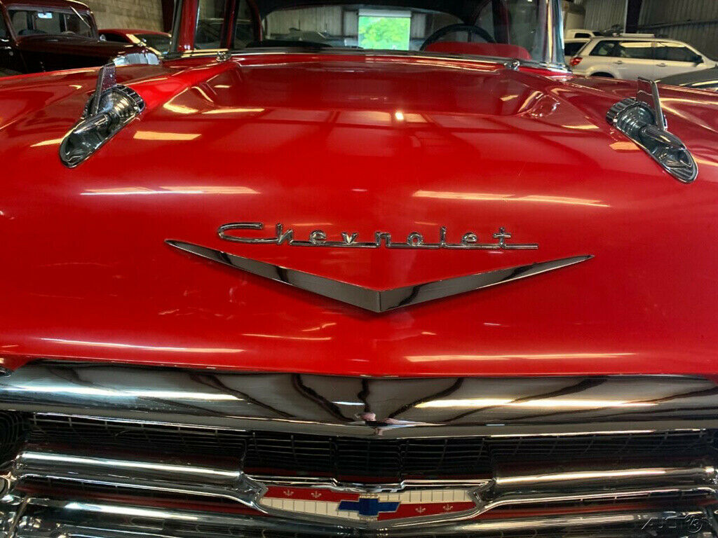 1957 Red Chevrolet 210