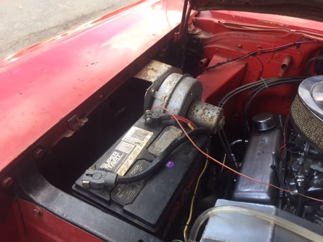 1957 Red Chevrolet Bel Air/150/210 Wagon