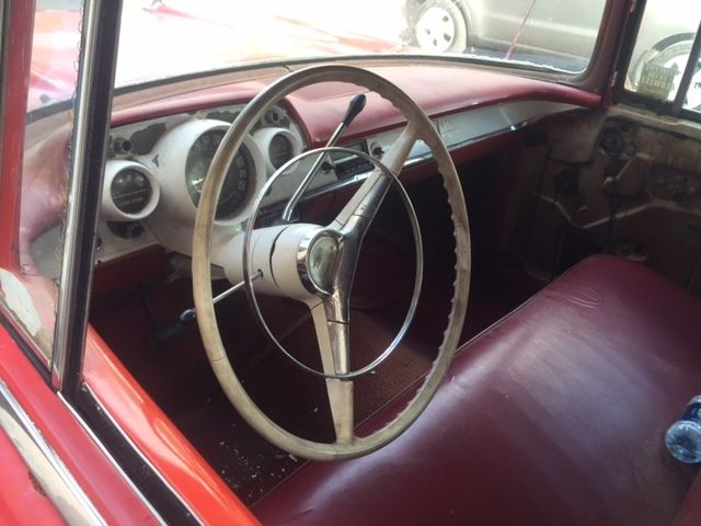 1957 Red Chevrolet Bel Air/150/210 Wagon