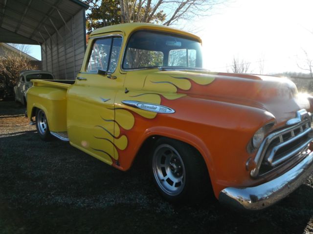 1957 Yellow Chevrolet Other Pickups Standard Cab Pickup