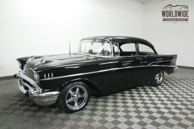 1957 Black Chevrolet BELAIR