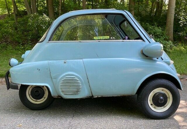 1957 Blue BMW Isetta Coupe