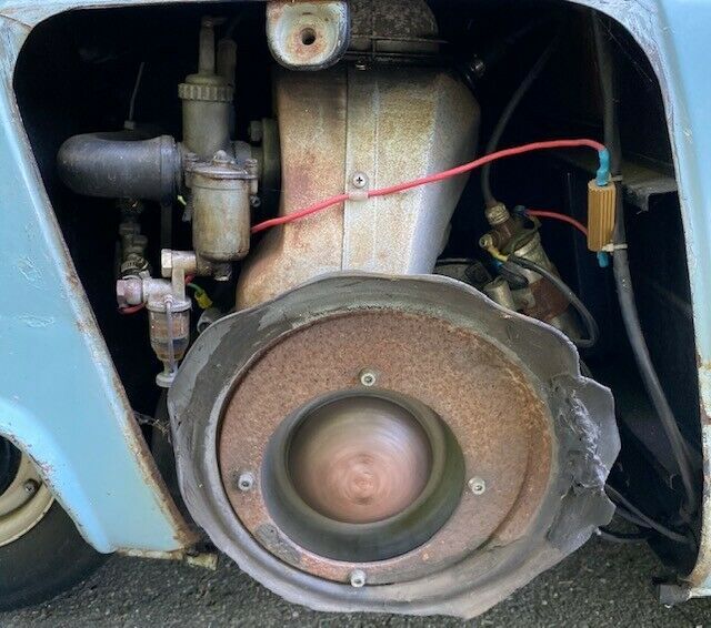 1957 Blue BMW Isetta Coupe