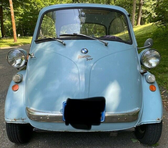 1957 Blue BMW Isetta Coupe