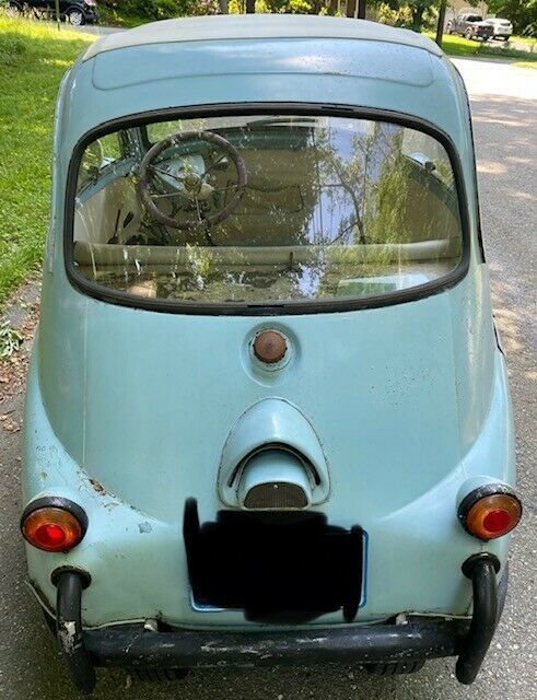 1957 Blue BMW Isetta Coupe