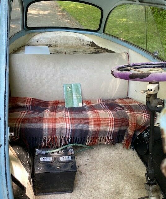 1957 Blue BMW Isetta Coupe