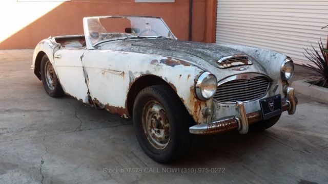 1957 White Austin-Healey 100-6