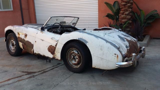 1957 White Austin-Healey 100-6