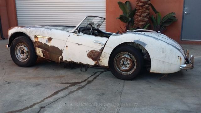 1957 White Austin-Healey 100-6