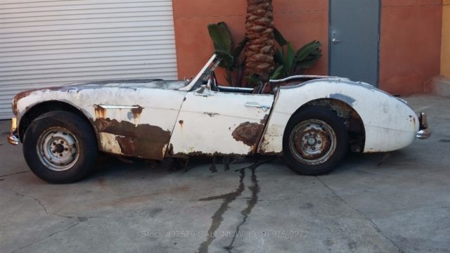 1957 White Austin-Healey 100-6
