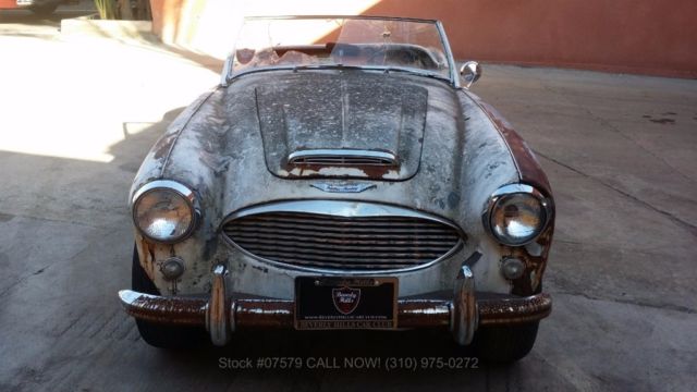1957 White Austin-Healey 100-6