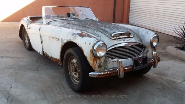 1957 White Austin-Healey 100-6