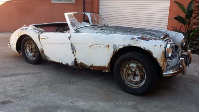 1957 White Austin-Healey 100-6