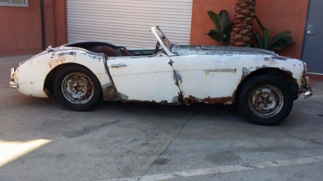 1957 White Austin-Healey 100-6