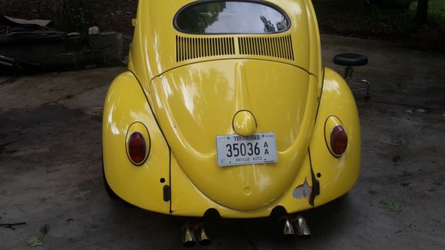 1957 yellow Volkswagen Beetle - Classic Coupe