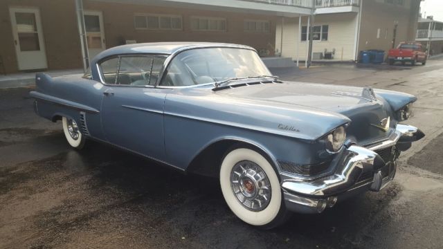 1957 Blue Cadillac Coupe Series 62 Coupe