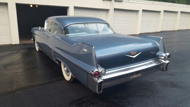1957 Blue Cadillac Coupe Series 62 Coupe