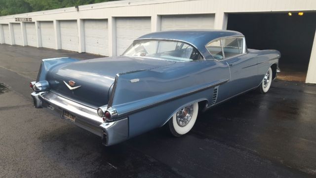 1957 Blue Cadillac Coupe Series 62 Coupe