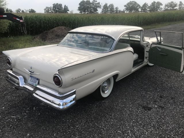 1957 Cream Ford Fairlane 2 Door