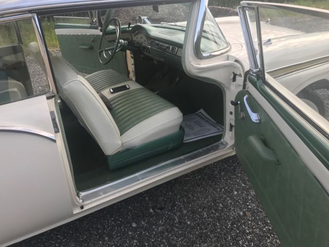 1957 Cream Ford Fairlane 2 Door