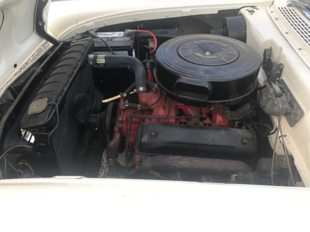 1957 Cream Ford Fairlane 2 Door