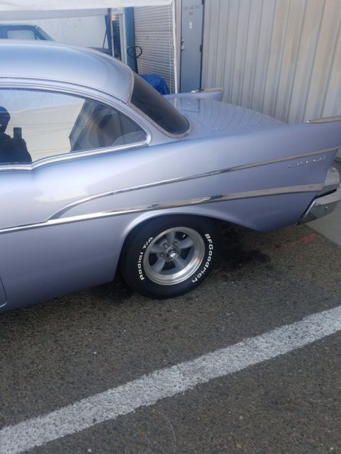 1957 Blue Chevrolet Bel Air/150/210 Coupe