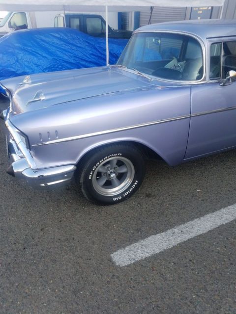 1957 Blue Chevrolet Bel Air/150/210 Coupe