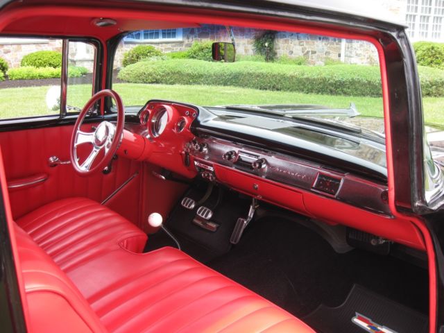 1957 Black Chevrolet Bel Air/150/210 Coupe
