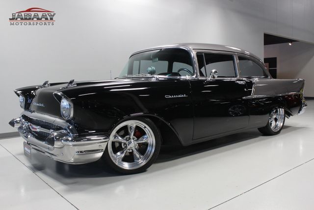 1957 Black Chevrolet Bel Air/150/210 Coupe