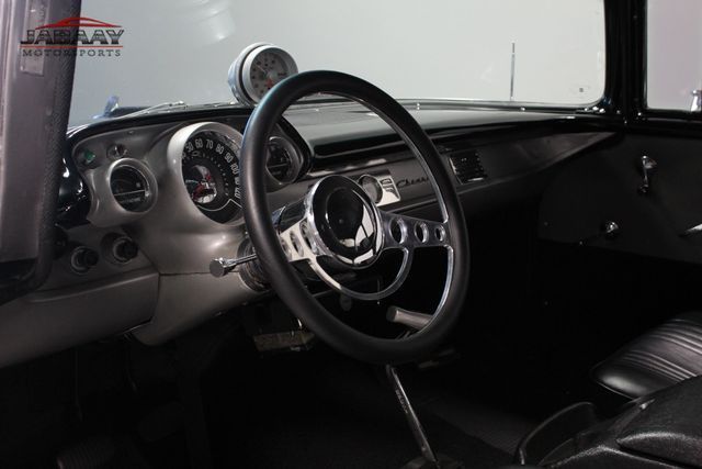 1957 Black Chevrolet Bel Air/150/210 Coupe