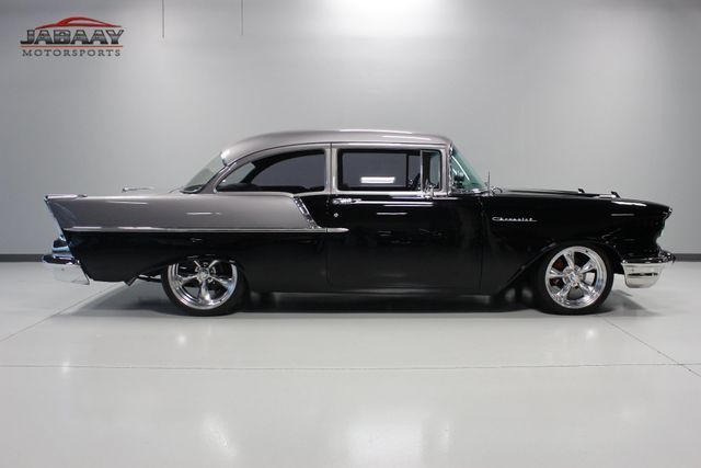 1957 Black Chevrolet Bel Air/150/210 Coupe
