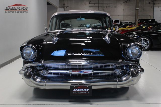 1957 Black Chevrolet Bel Air/150/210 Coupe