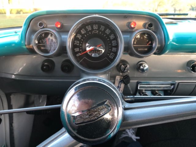 1957 Blue Chevrolet Bel Air/150/210 Coupe