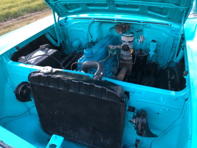 1957 Blue Chevrolet Bel Air/150/210 Coupe