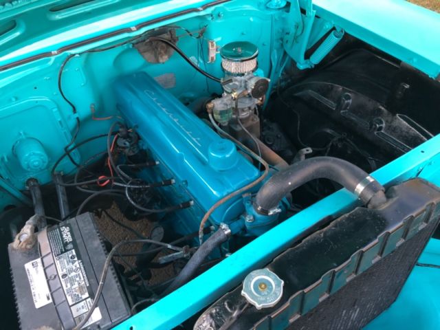 1957 Blue Chevrolet Bel Air/150/210 Coupe